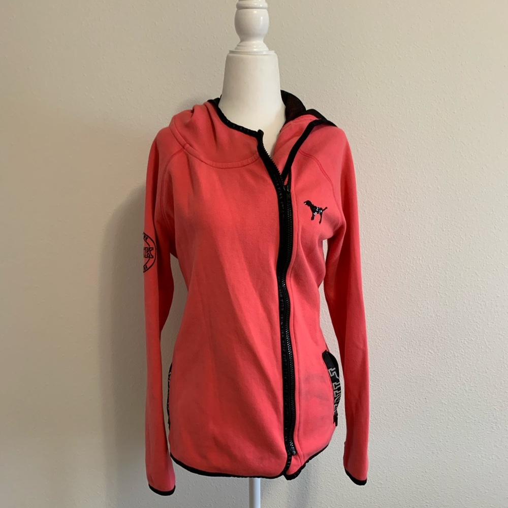 LIMITED EDITION pink zip up